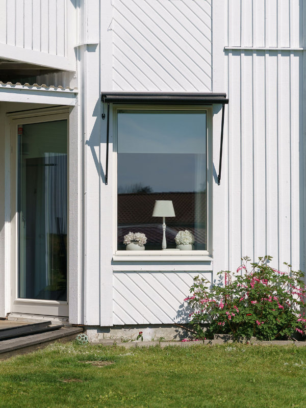 Fönstermontage på villa i Sundsvall